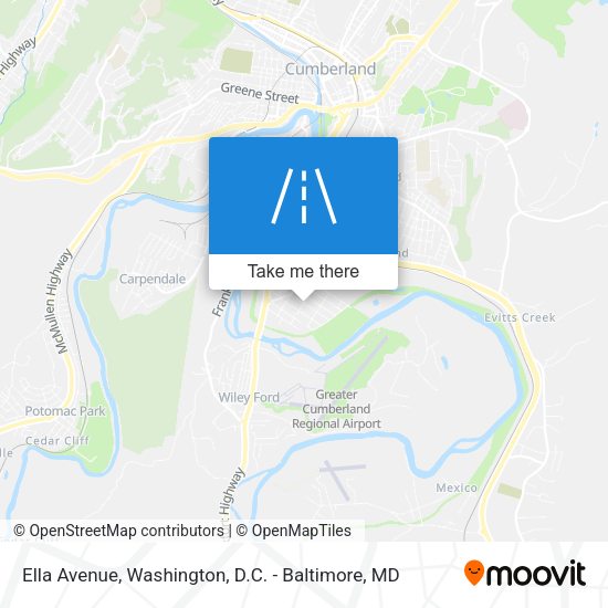 Ella Avenue map