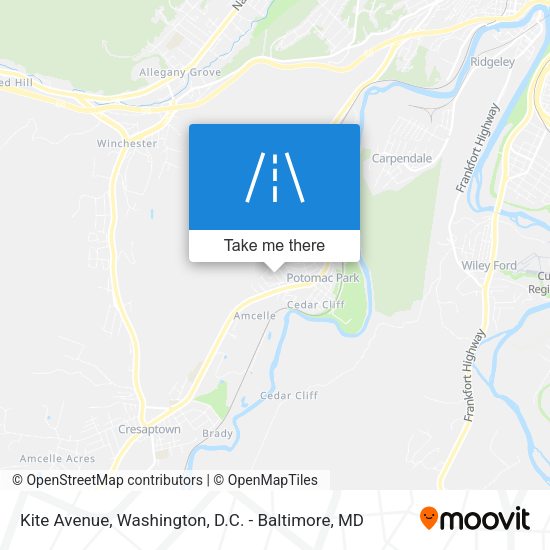 Mapa de Kite Avenue