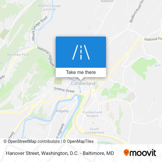 Hanover Street map