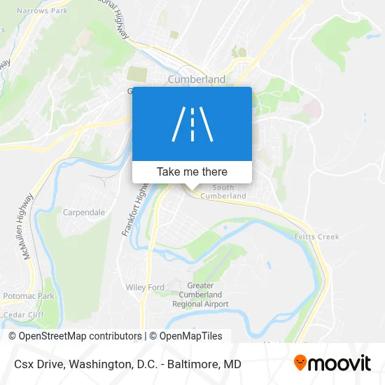 Csx Drive map