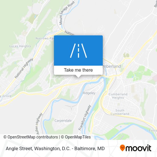 Mapa de Angle Street