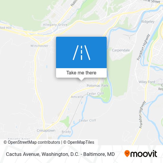 Mapa de Cactus Avenue