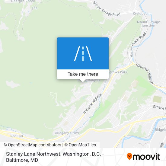 Stanley Lane Northwest map