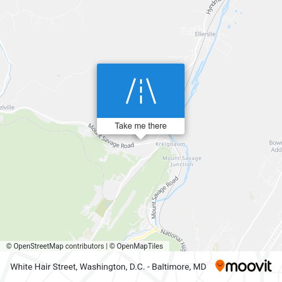 White Hair Street map