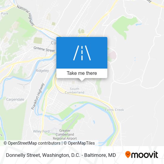 Mapa de Donnelly Street