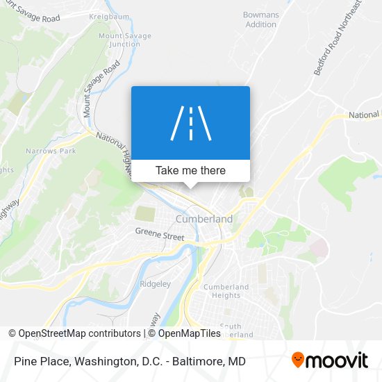 Pine Place map