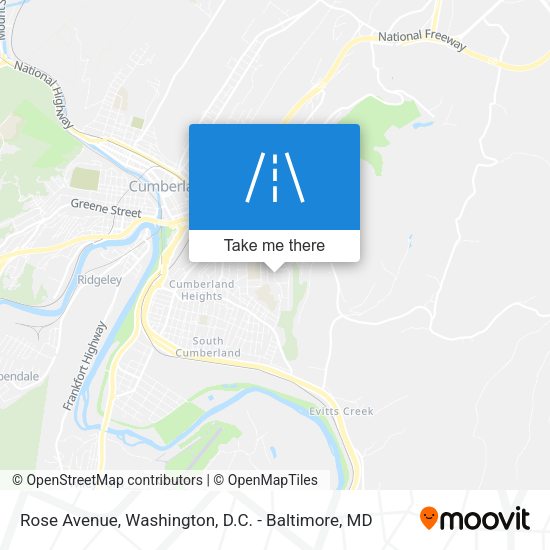 Rose Avenue map
