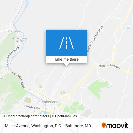Mapa de Miller Avenue