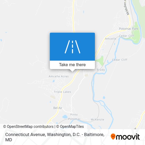 Connecticut Avenue map