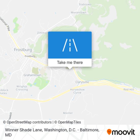 Winner Shade Lane map