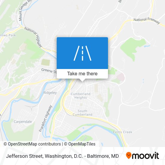 Mapa de Jefferson Street