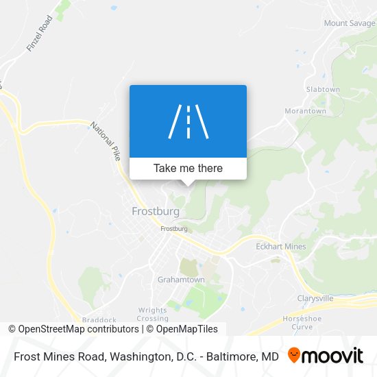 Mapa de Frost Mines Road
