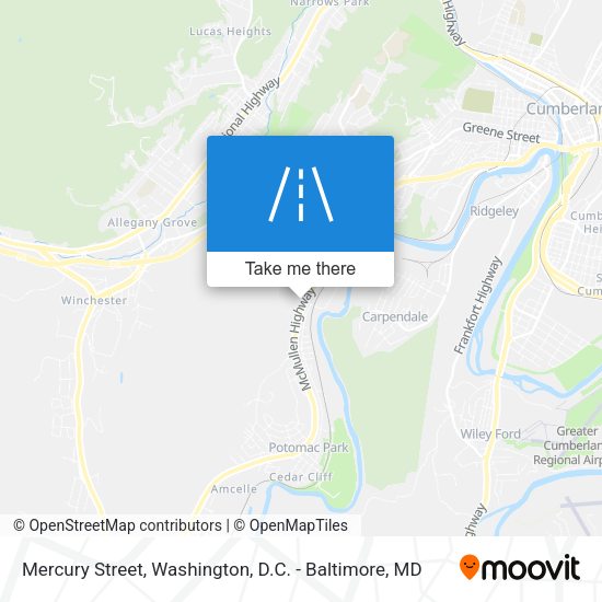 Mercury Street map