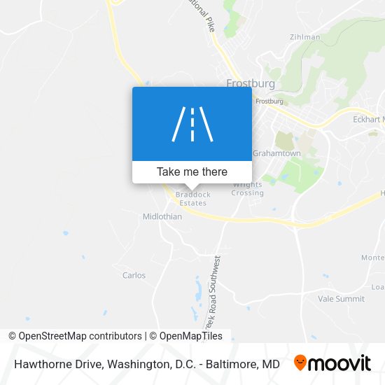 Hawthorne Drive map
