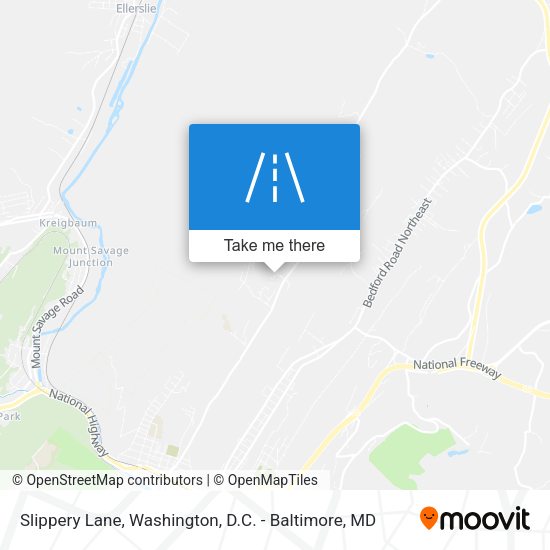 Slippery Lane map