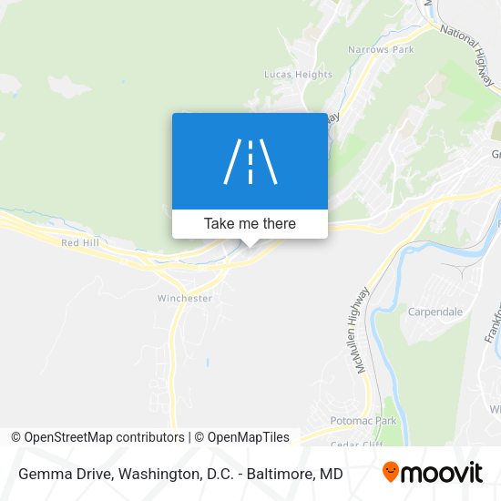 Mapa de Gemma Drive