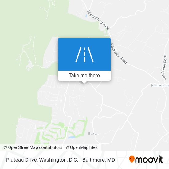 Plateau Drive map