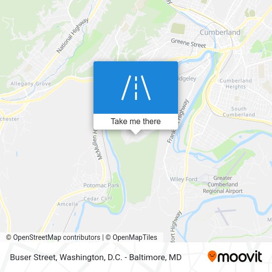 Buser Street map