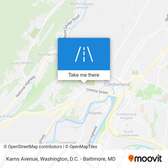 Mapa de Karns Avenue