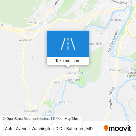 Aster Avenue map