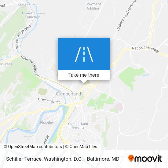 Schiller Terrace map