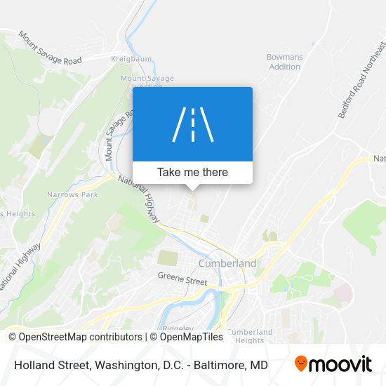 Holland Street map