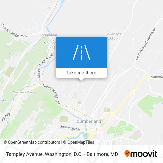 Tampley Avenue map