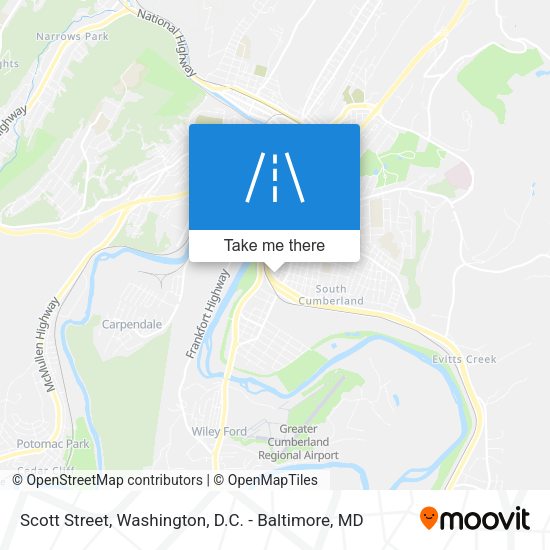 Scott Street map