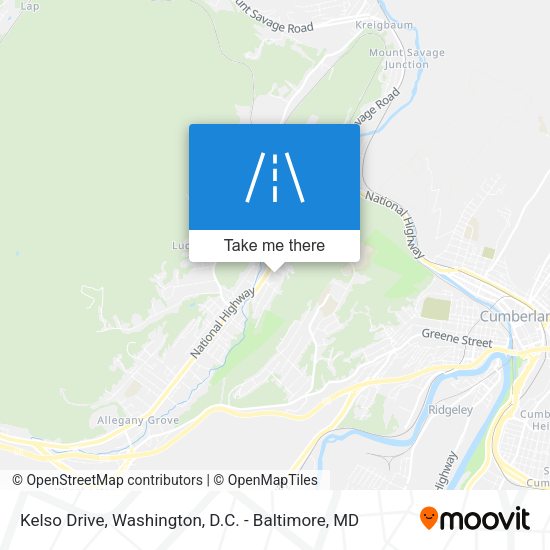 Kelso Drive map