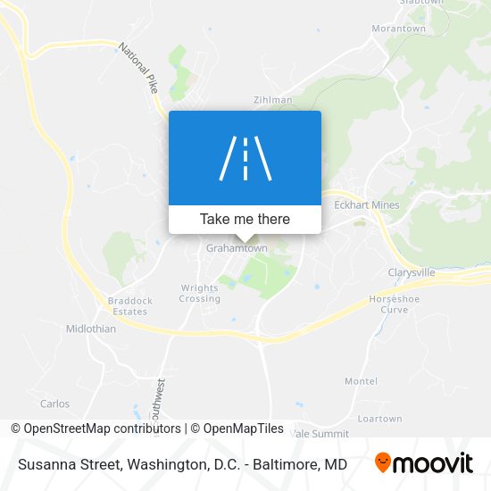 Mapa de Susanna Street