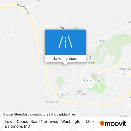 Mapa de Lower Consol Road Northwest