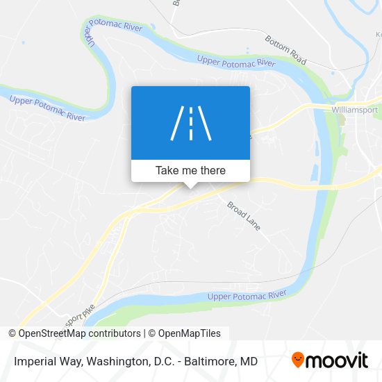 Imperial Way map