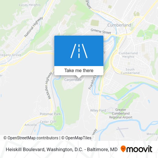 Mapa de Heiskill Boulevard