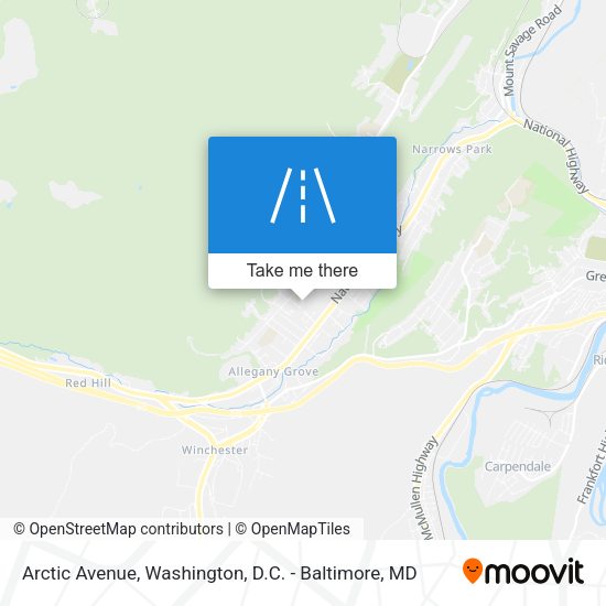 Arctic Avenue map