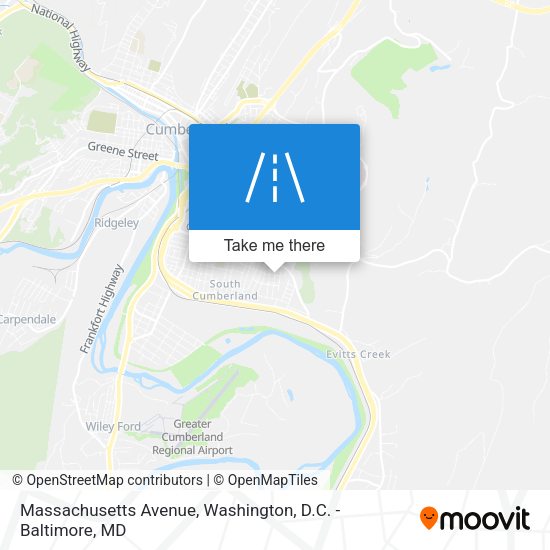 Mapa de Massachusetts Avenue