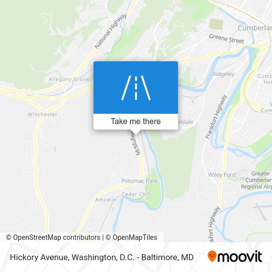 Mapa de Hickory Avenue