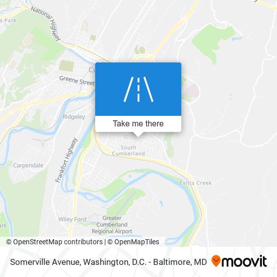 Somerville Avenue map