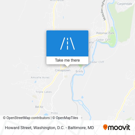 Mapa de Howard Street
