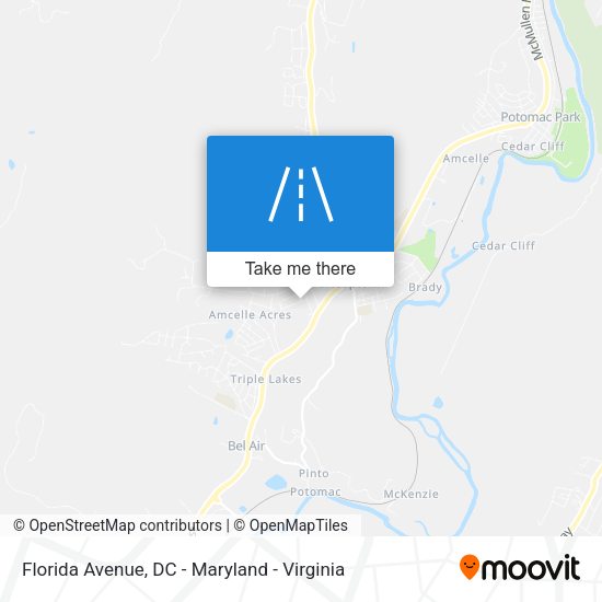 Florida Avenue map