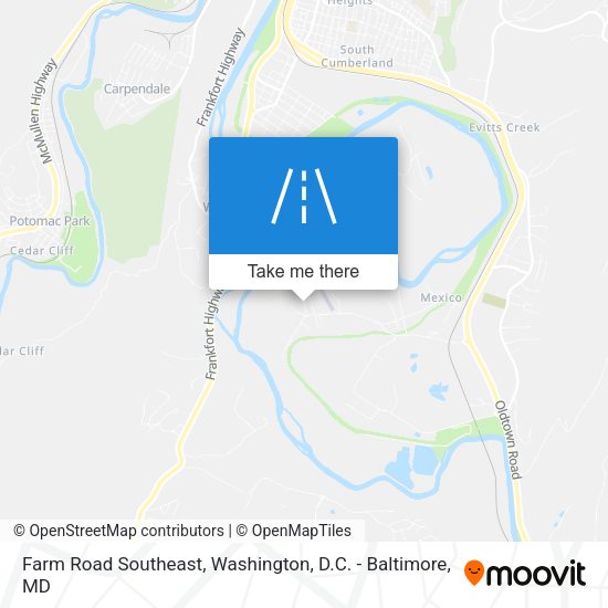 Mapa de Farm Road Southeast
