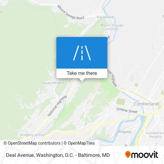 Deal Avenue map