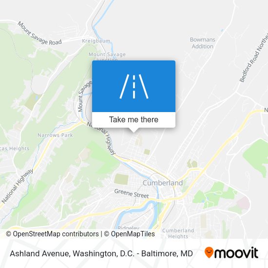 Ashland Avenue map