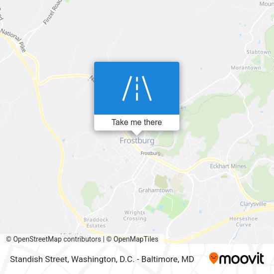 Mapa de Standish Street