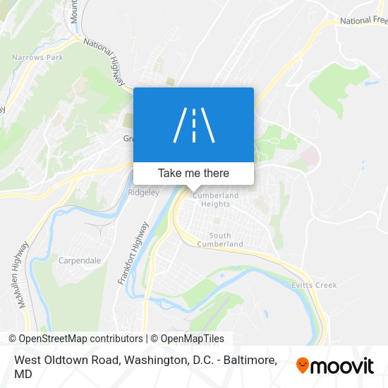 Mapa de West Oldtown Road