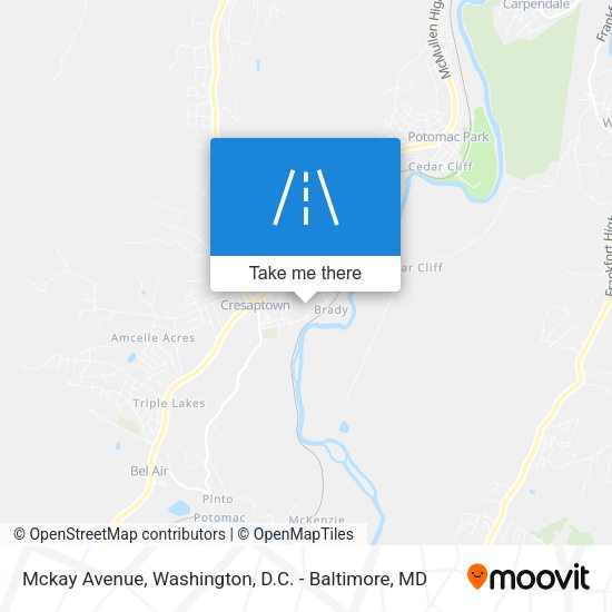 Mapa de Mckay Avenue
