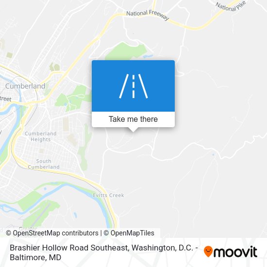 Mapa de Brashier Hollow Road Southeast