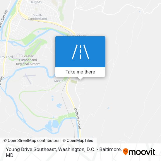 Young Drive Southeast map