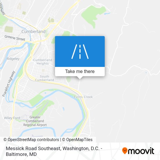 Messick Road Southeast map