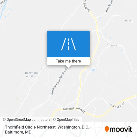 Mapa de Thornfield Circle Northeast