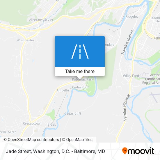 Jade Street map